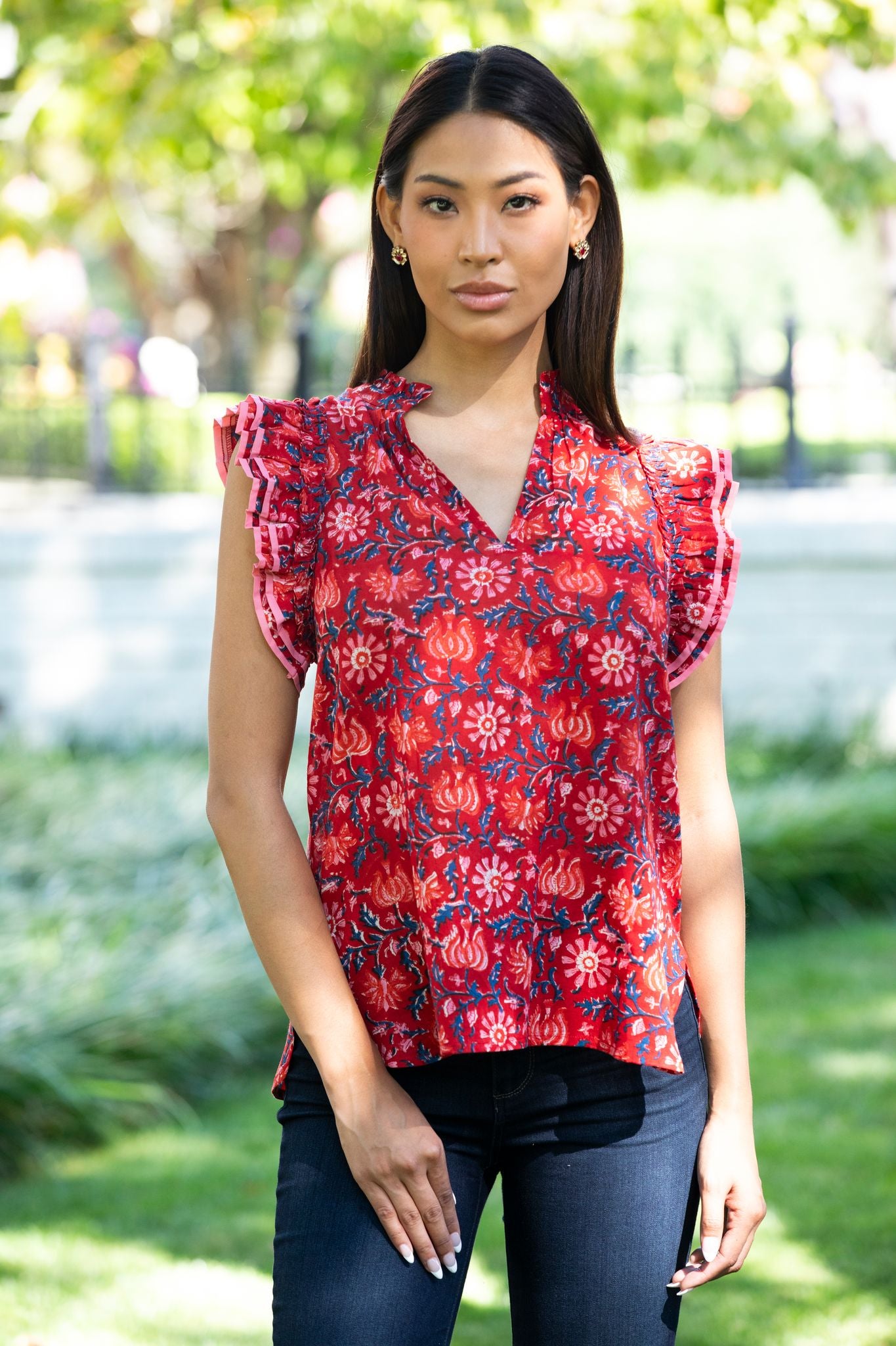 FLORENCE™ | Silky Long-Sleeve Blouse
