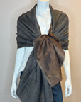 Double-sided Bronze Cashmere Wrap