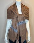 Embroidered Cashmere Wrap