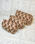Block Print Makeup Bag Trio