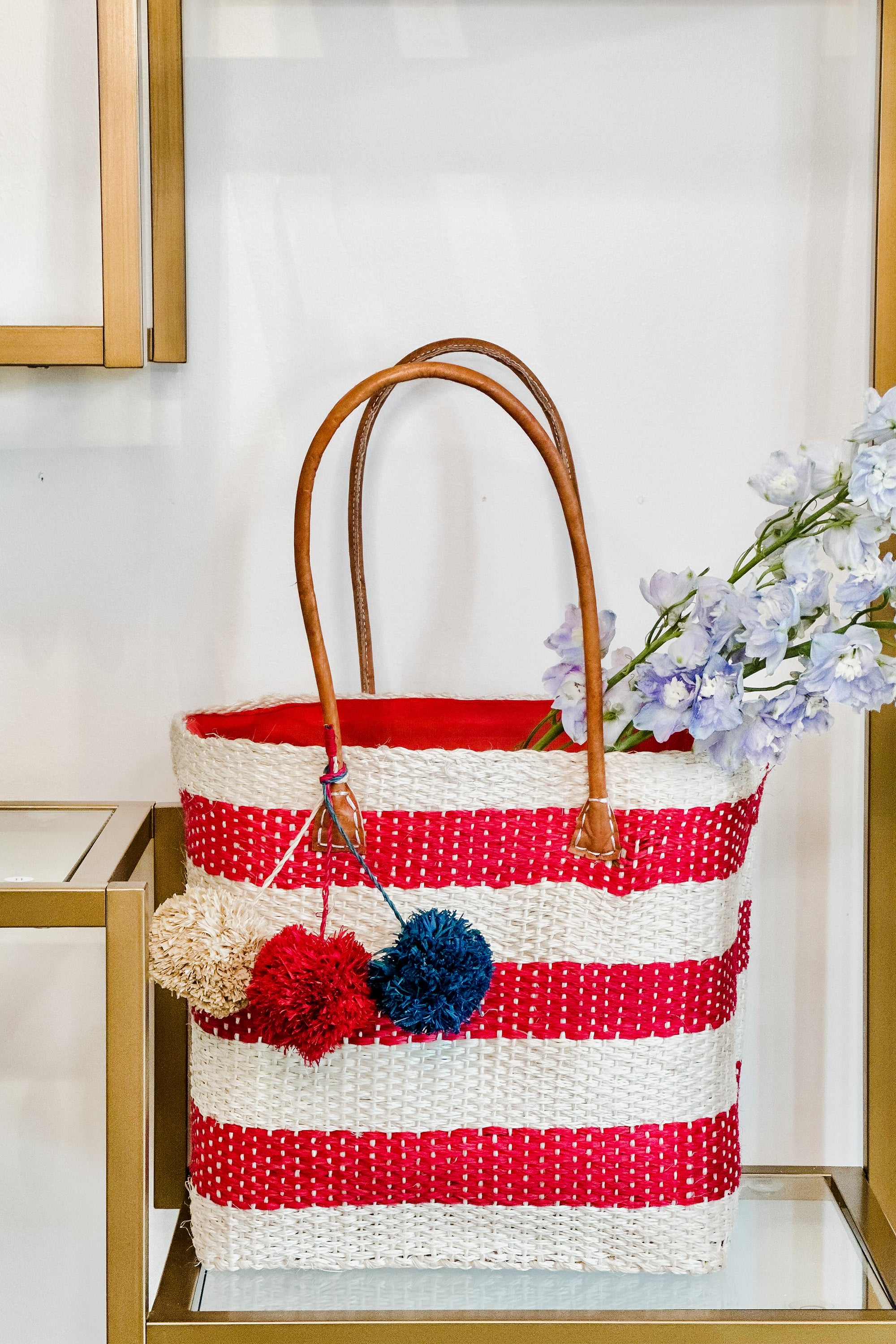 Madagascar Pom Pom Bag