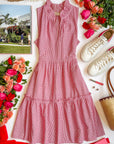 Porto Sleeveless Cotton Dress