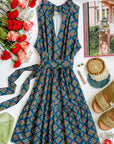 Porto Sleeveless Cotton Dress