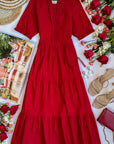 Lynnie Cotton Midi Dress