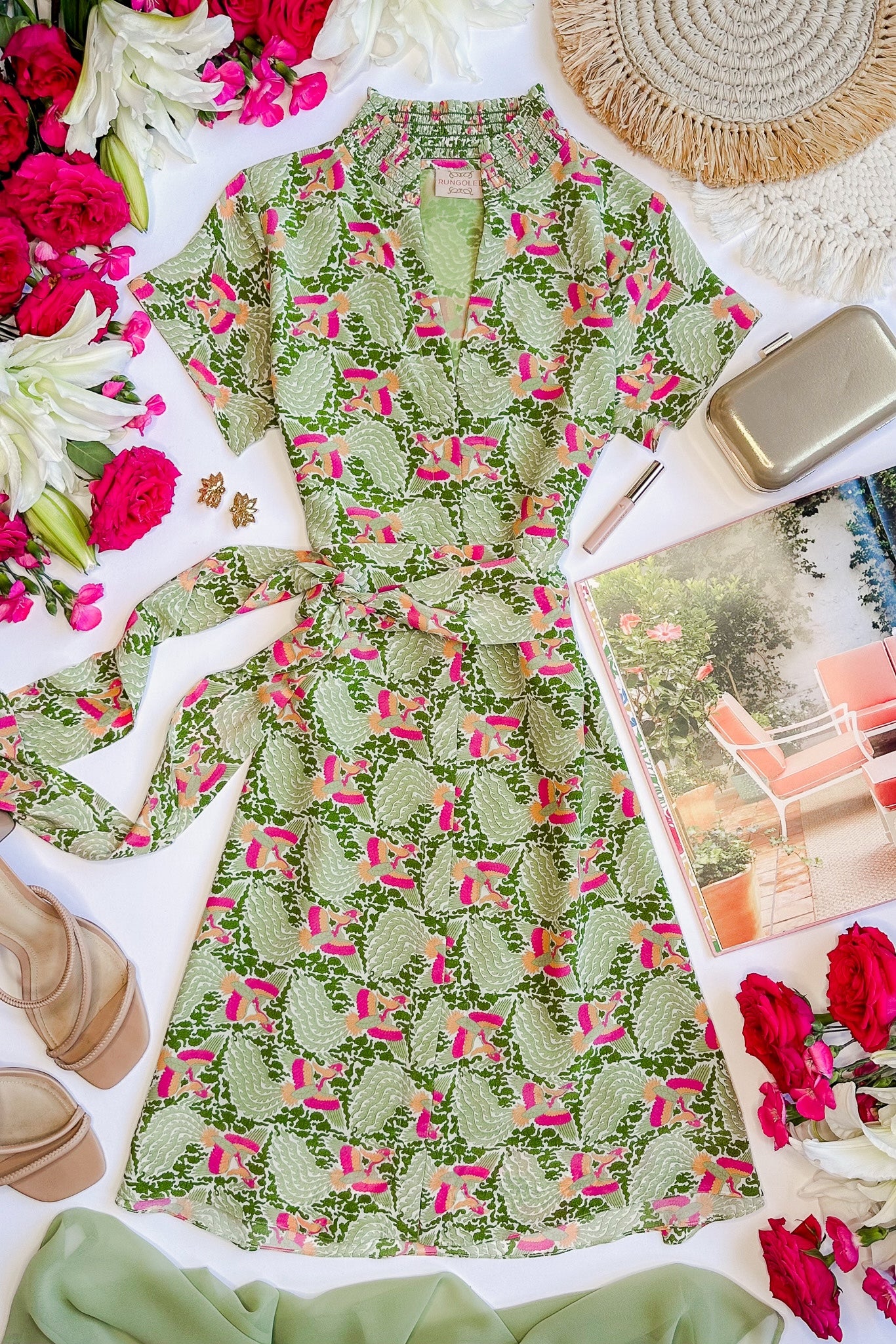 Cecilia Dress Mojito Phoenix Floral / XL Cecilia Dress Mojito Phoenix Floral / XL