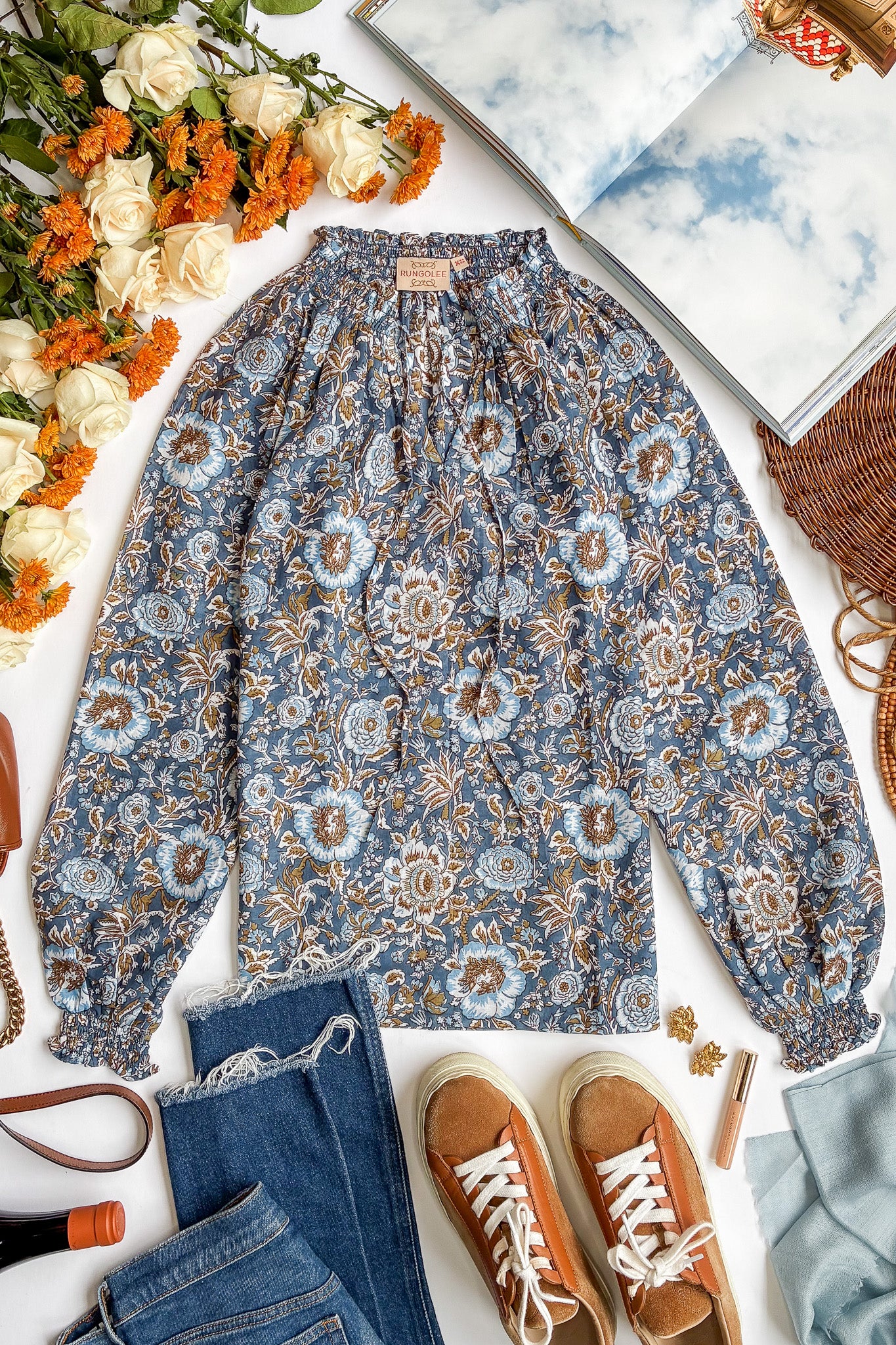 Louise Full Sleeve Cotton Blouse