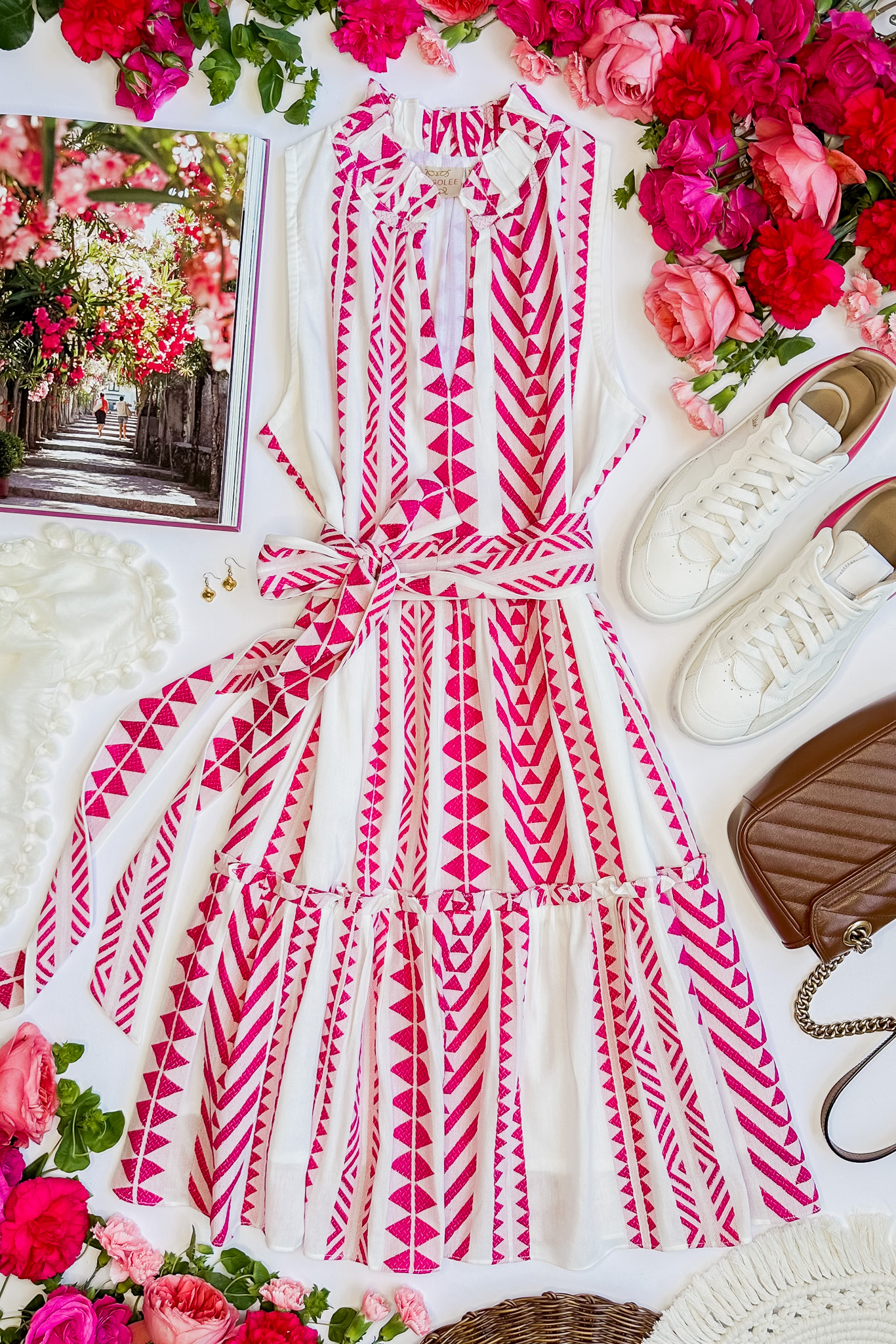 cotton dress sale Porto Sleeveless Playa Stripe / XXS Model Marina wears a Size/Width:7.5-E Shirt dress Mud Pie Ruched Maxi Dress –