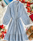 Reese 3/4 Sleeve Cotton Dress