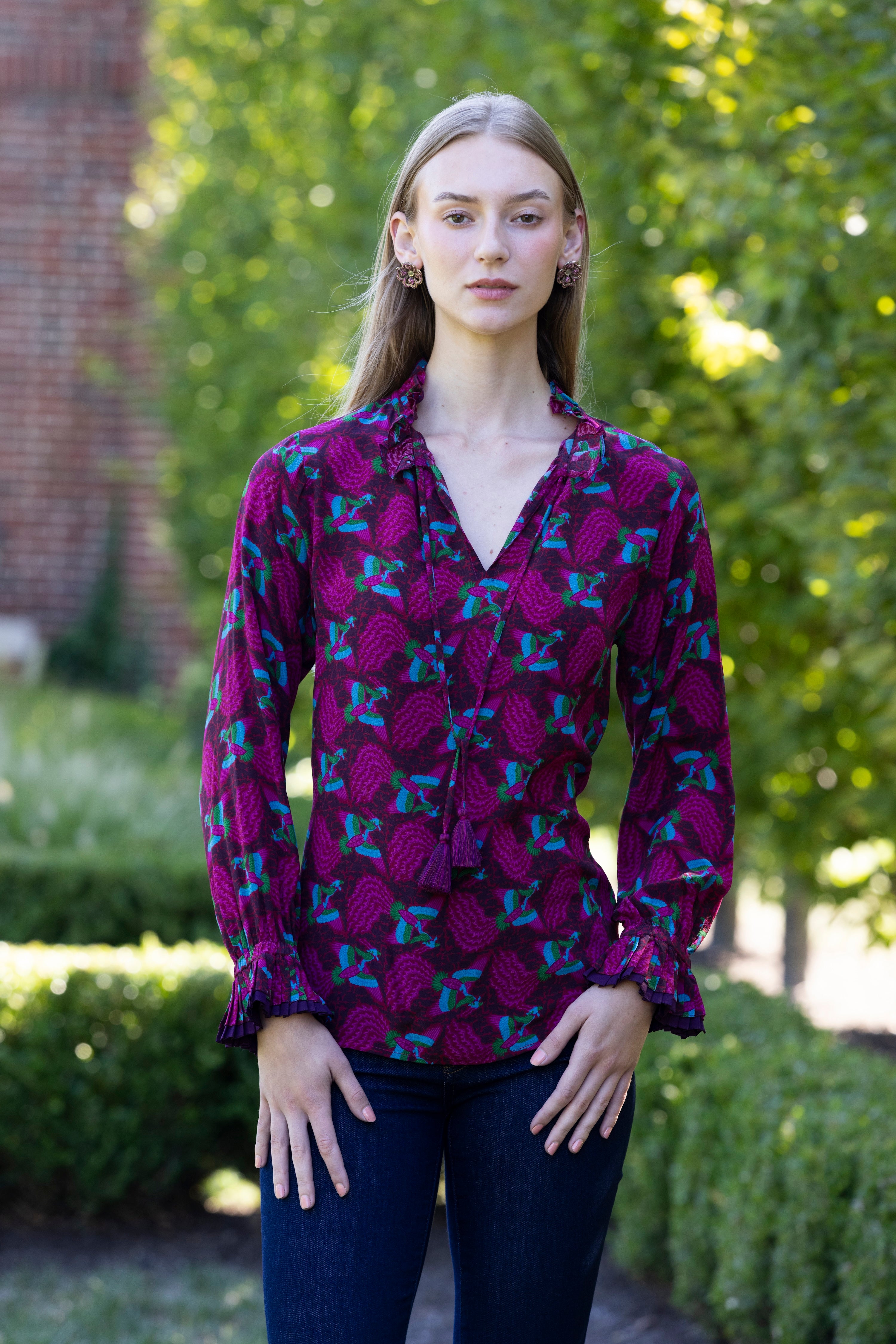 Chemisier oversize en lin mélangé, col chemise et manches courtes, vert pomme | Ulla Popken Chemisier oversize en lin mélangé, col chemise et manches courtes, vert pomme | Ulla Popken