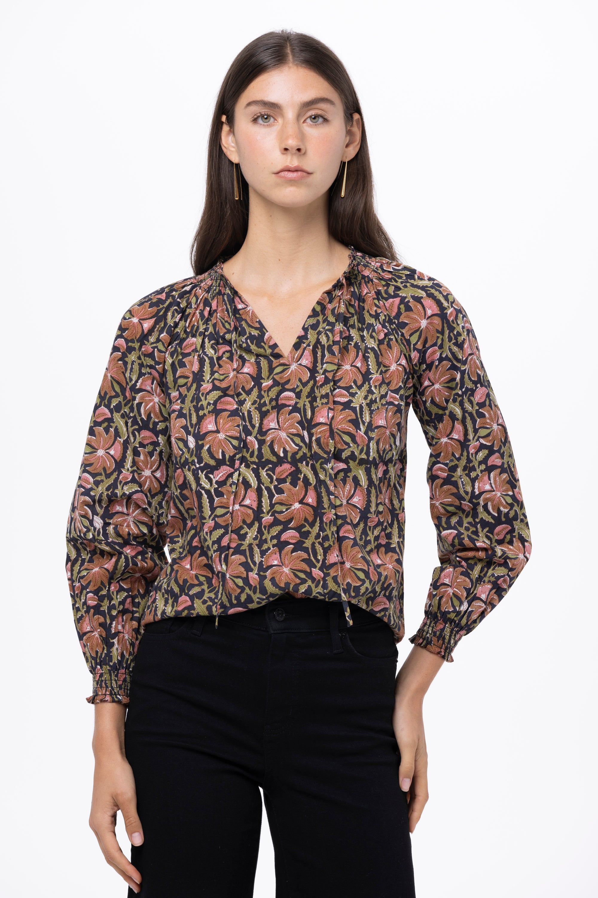 Louise Full Sleeve Cotton Blouse