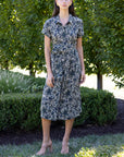 St. Germain Silk Midi Dress