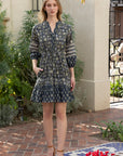 Reese 3/4 Sleeve Cotton Dress