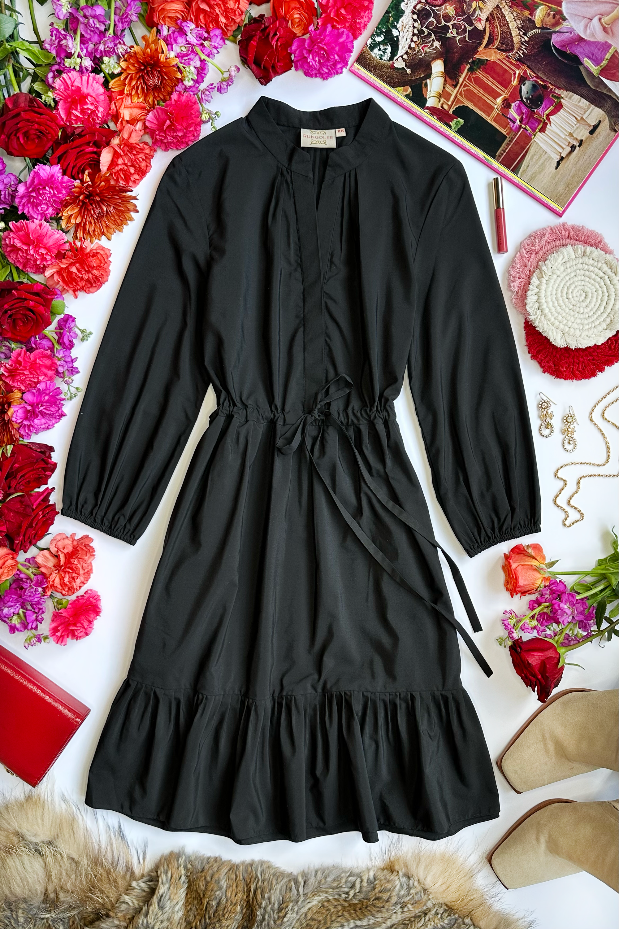 Reese 3/4 Sleeve Cotton Dress