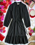 Reese 3/4 Sleeve Cotton Dress