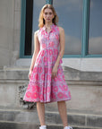 Melodie Sleeveless Cotton Midi Dress