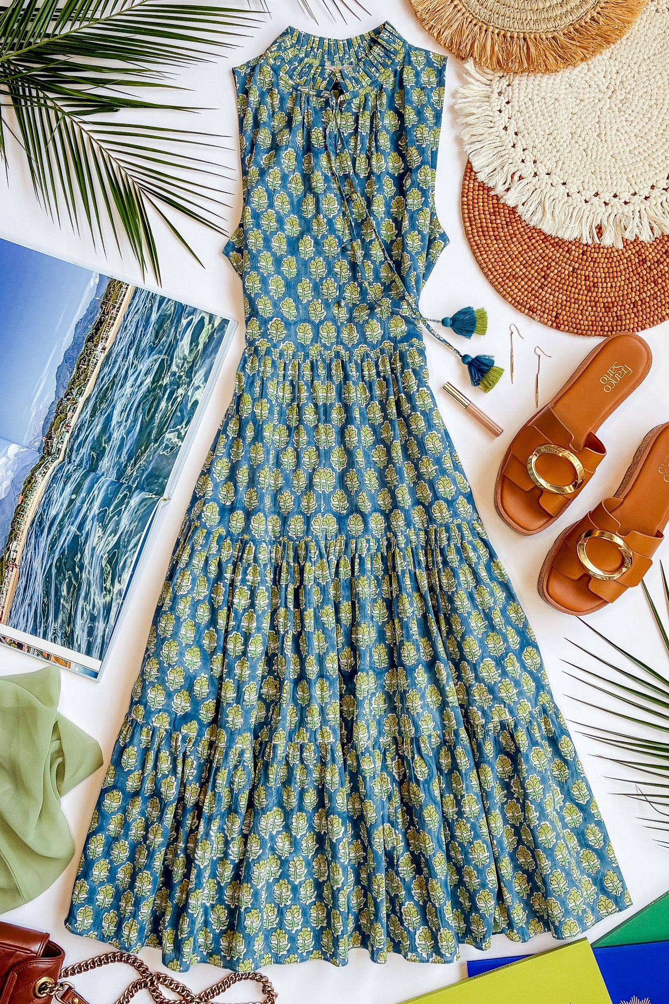 Melodie Sleeveless Cotton Midi Dress – Rungolee Store