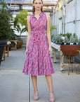 Melodie Sleeveless Cotton Midi Dress