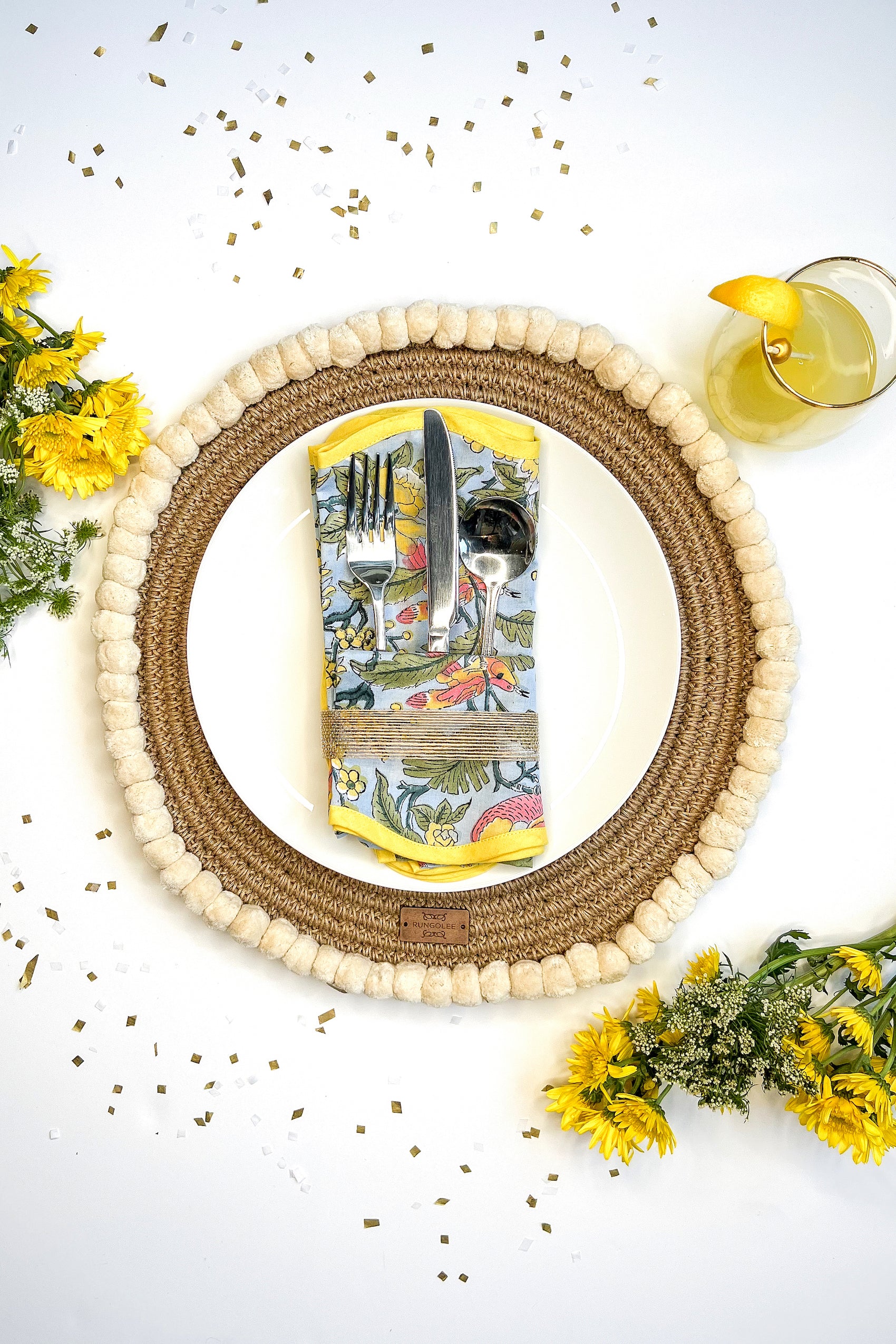 Pom Pom Placemat