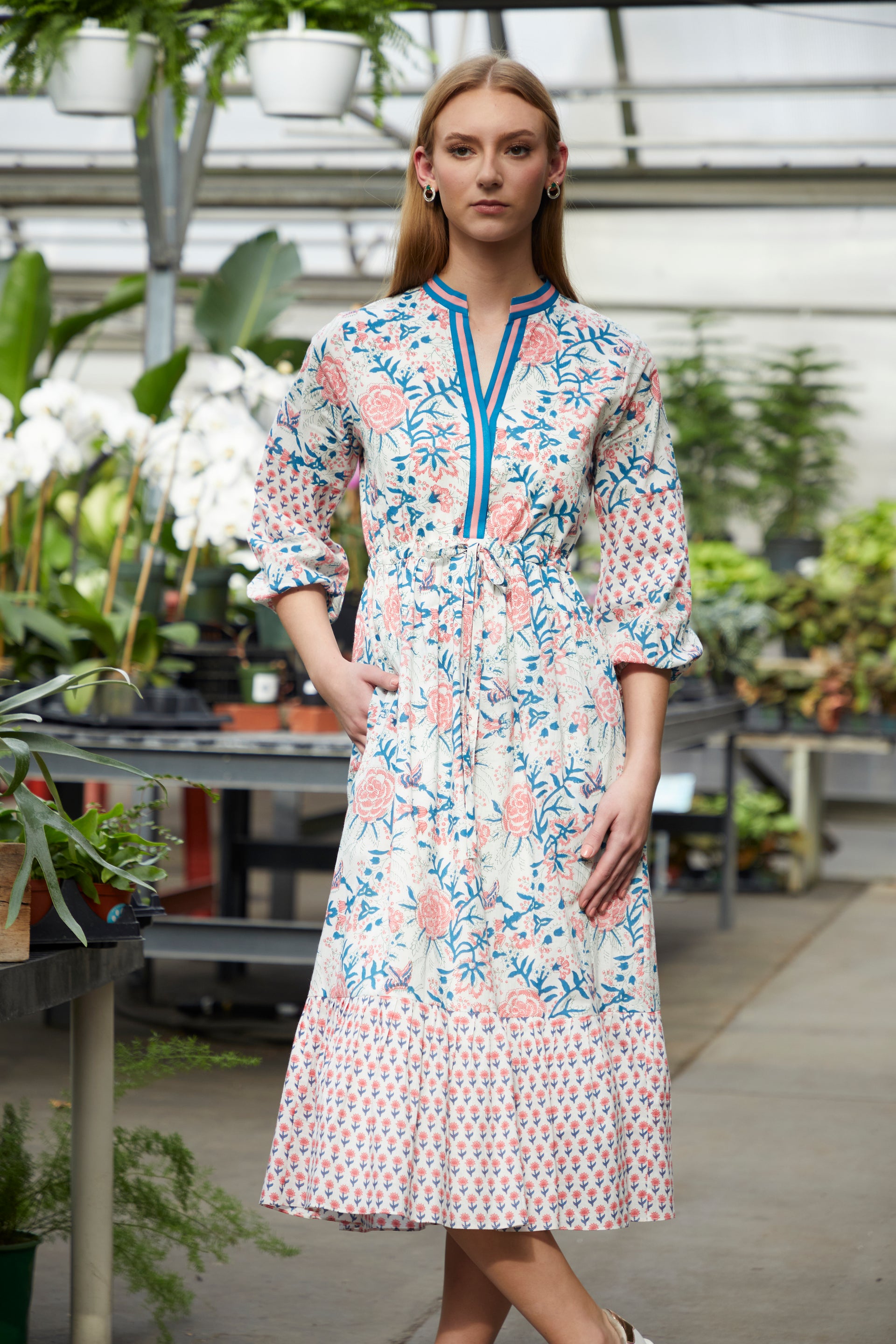 Bella Dress- Sale Noor Floral / XXS