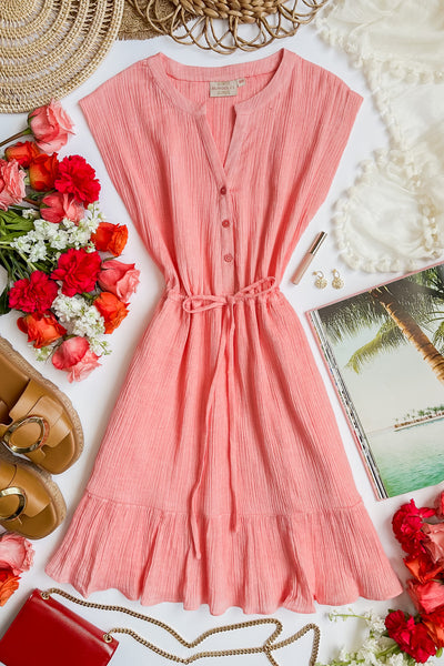 【ami】LE'RURE Cotton race dress LE'RURE Cotton race souffle sleeve dress | DRESS,DRESS
