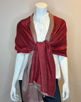 Double-sided Slate Cashmere Wrap