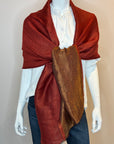 Double-sided Bronze Cashmere Wrap