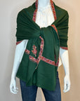 Embroidered Cashmere Wrap