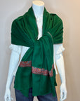 Embroidered Cashmere Wrap