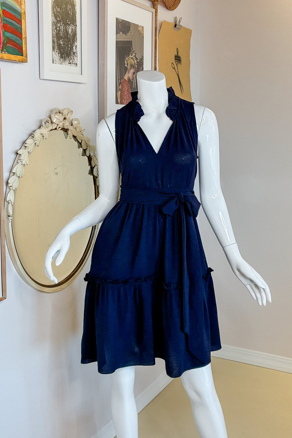 Porto Sleeveless Cotton Dress Playa Stripe / XS Porto Sleeveless Cotton Dress Playa Stripe / XS