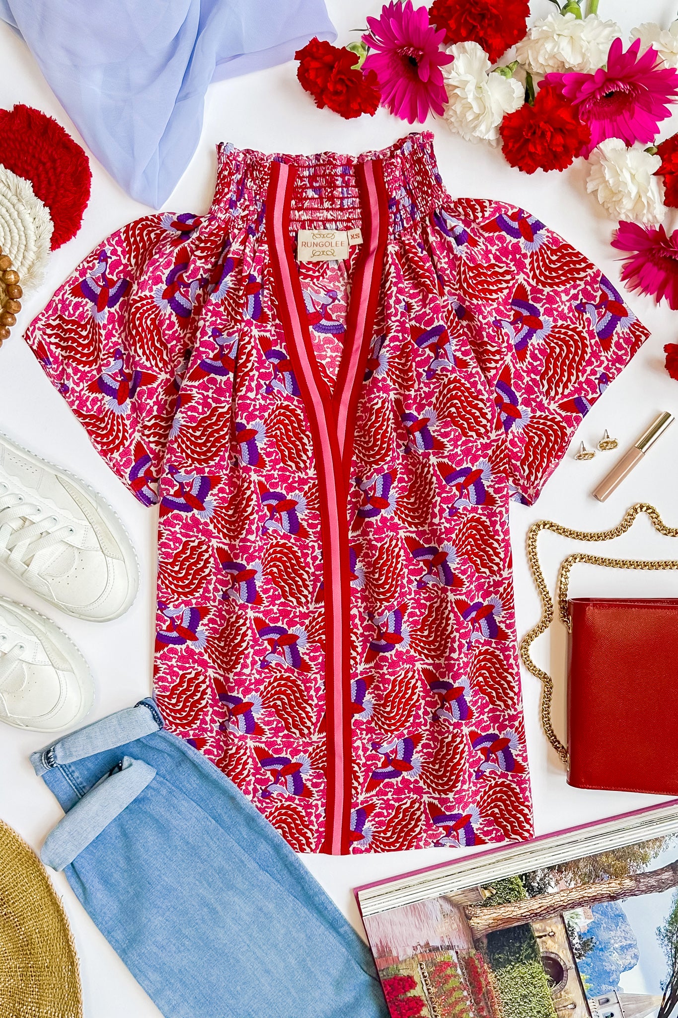 Aspen Blouse | Lingren Papaya