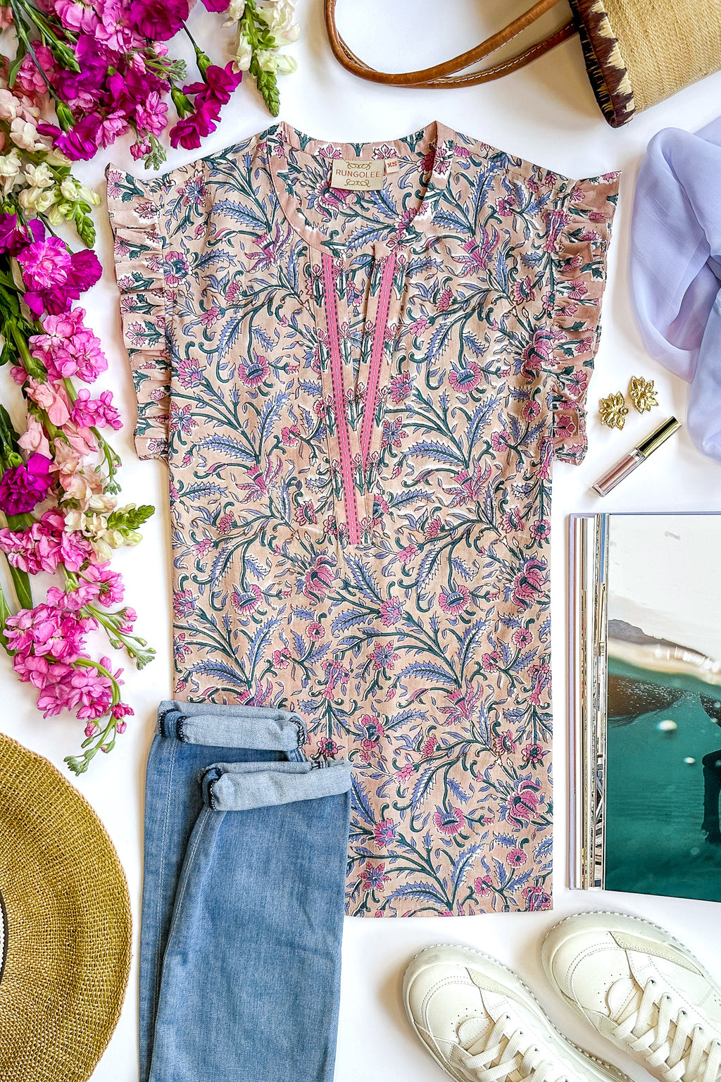 Violetta™ | Sophisticated V-Neck Blouse