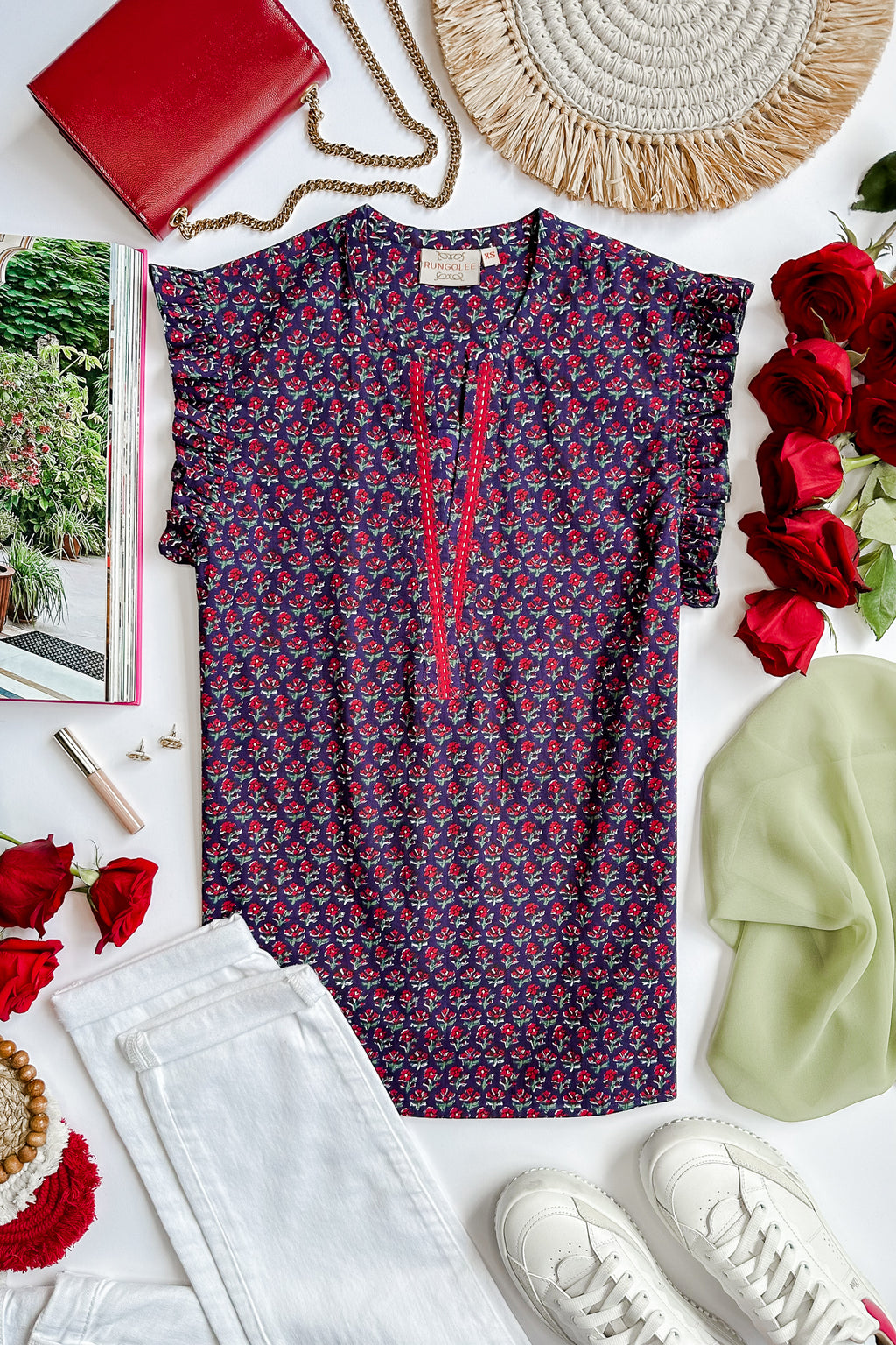 Violetta™ | Sophisticated V-Neck Blouse