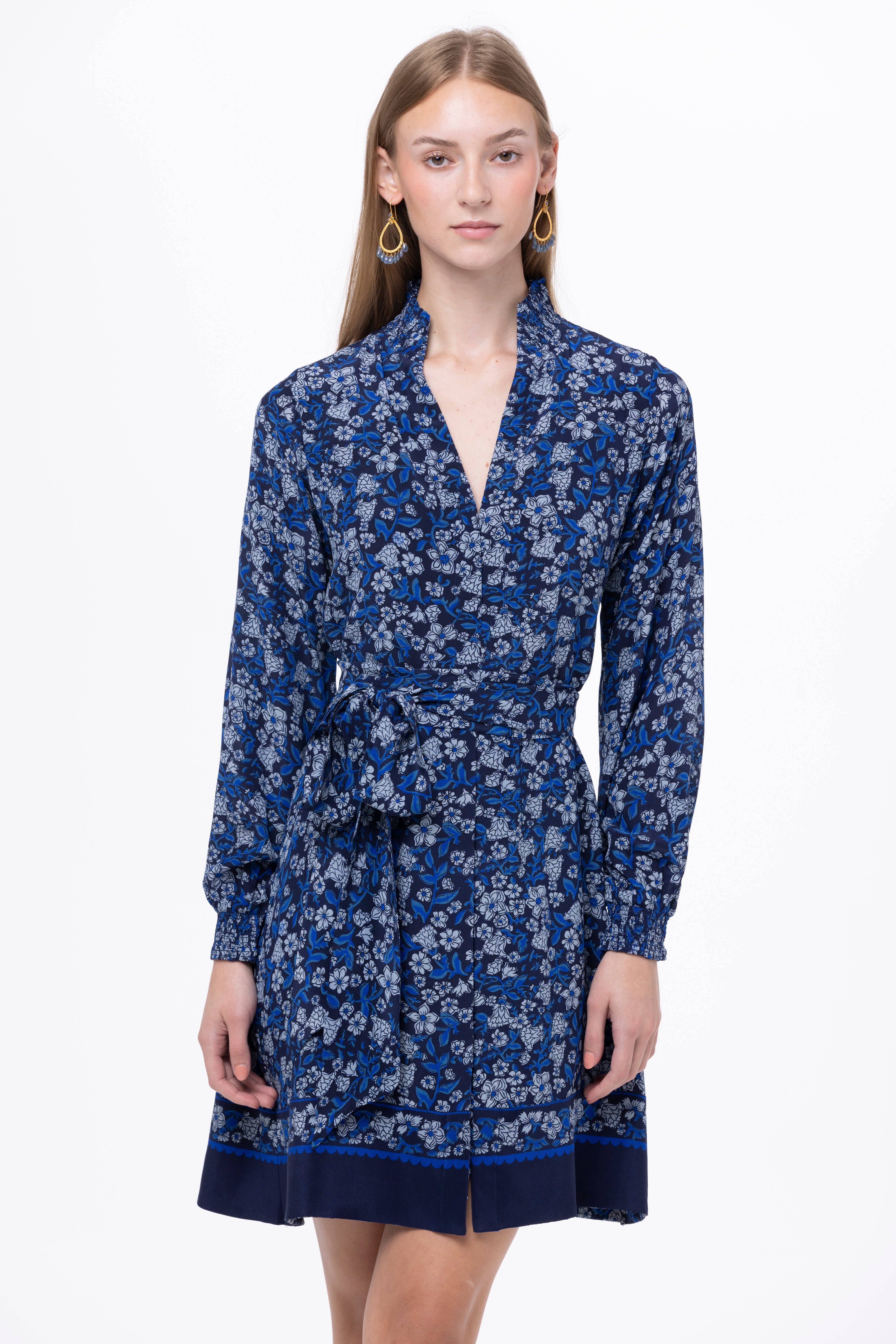 knee length dresses for ladies Cecilia Full Sleeve Dress – Rungolee Store