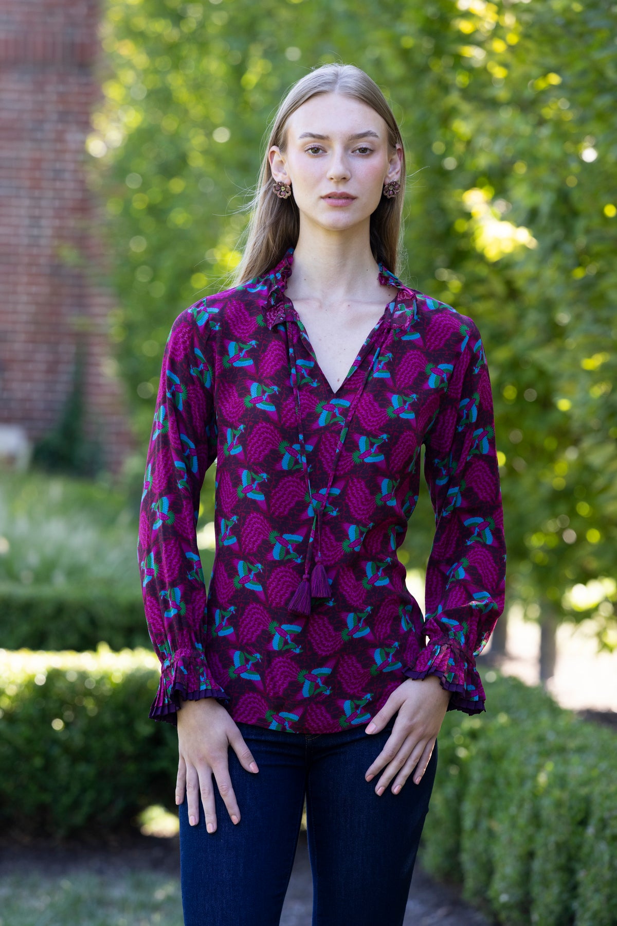 Francesca Full Sleeve Blouse – Rungolee Store
