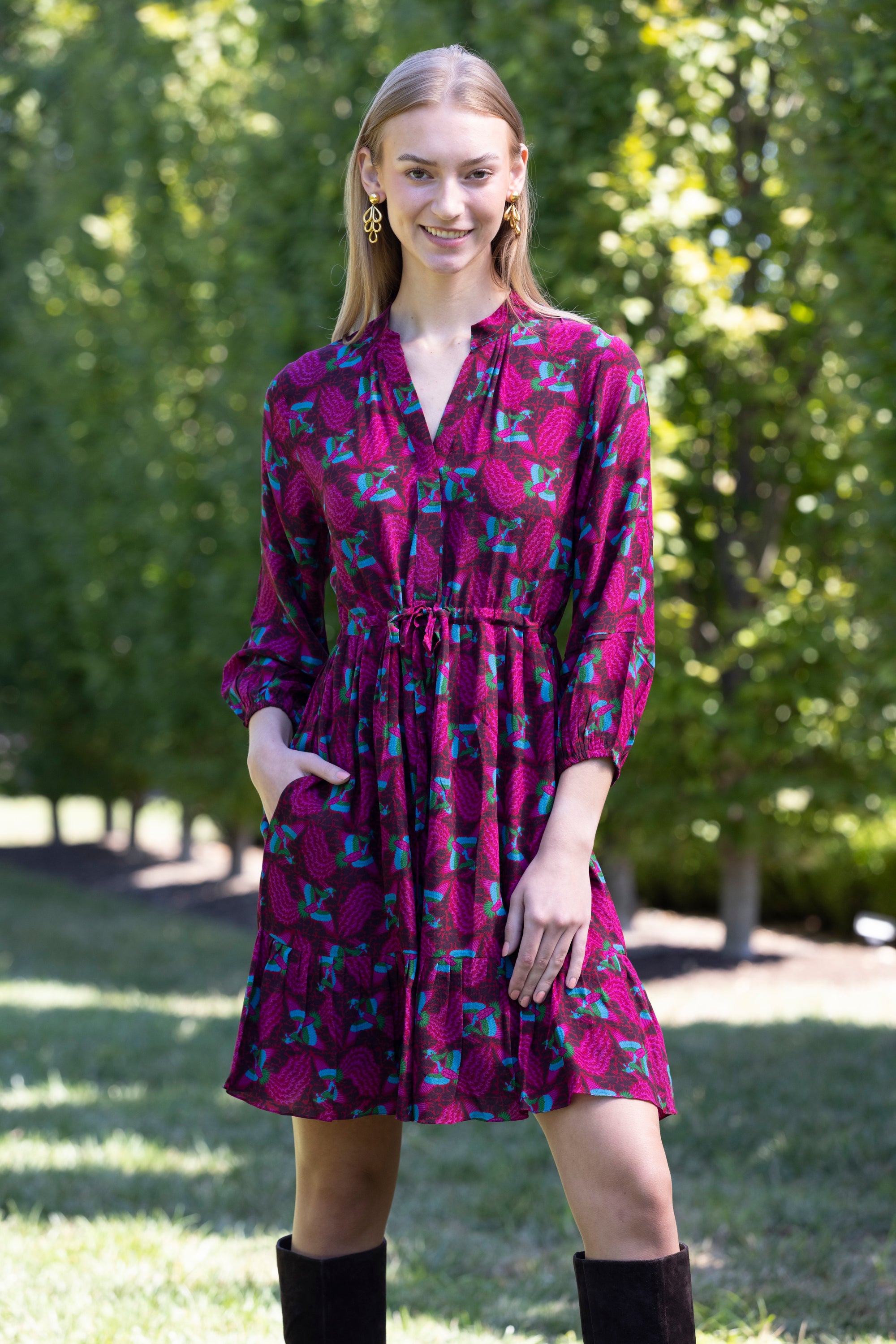 Reese 3/4 Sleeve Dress – Rungolee Store