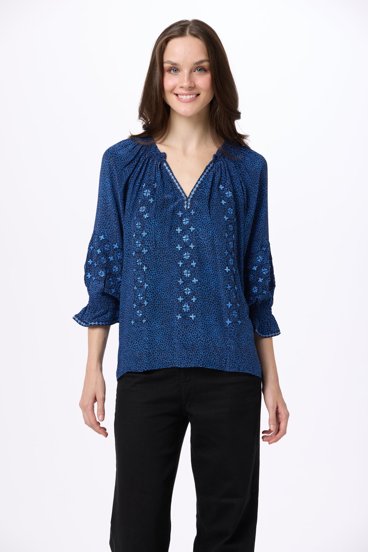 Barcelona Embroidered Blouse