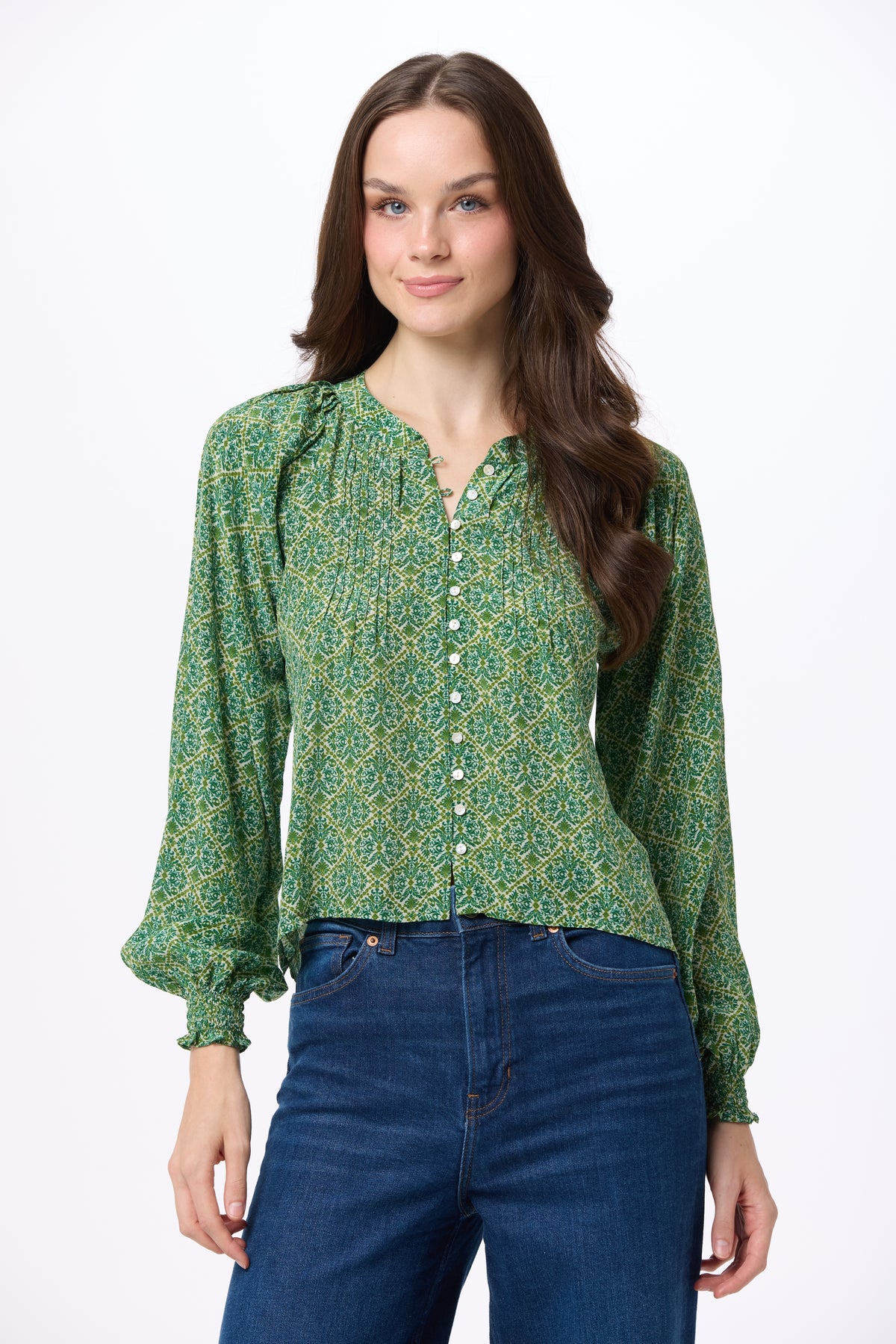Lily Full Sleeve Silk Blouse