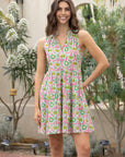 Porto Sleeveless Cotton Dress