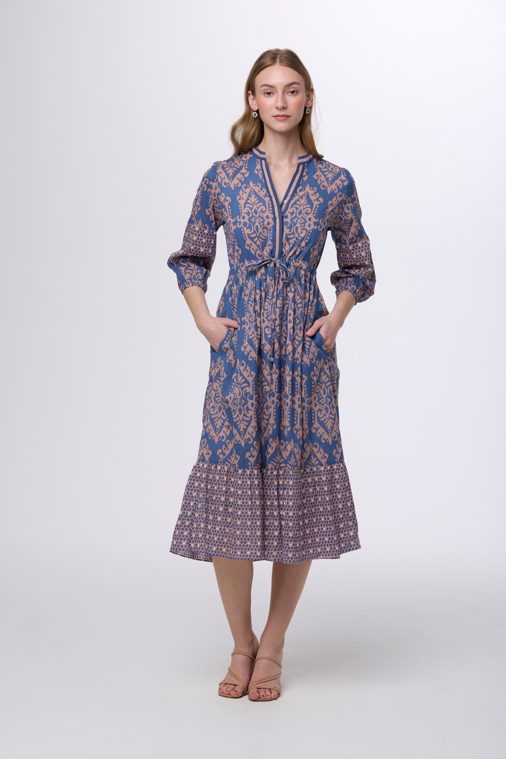 Bella Dress, Aloha Ikat / XS