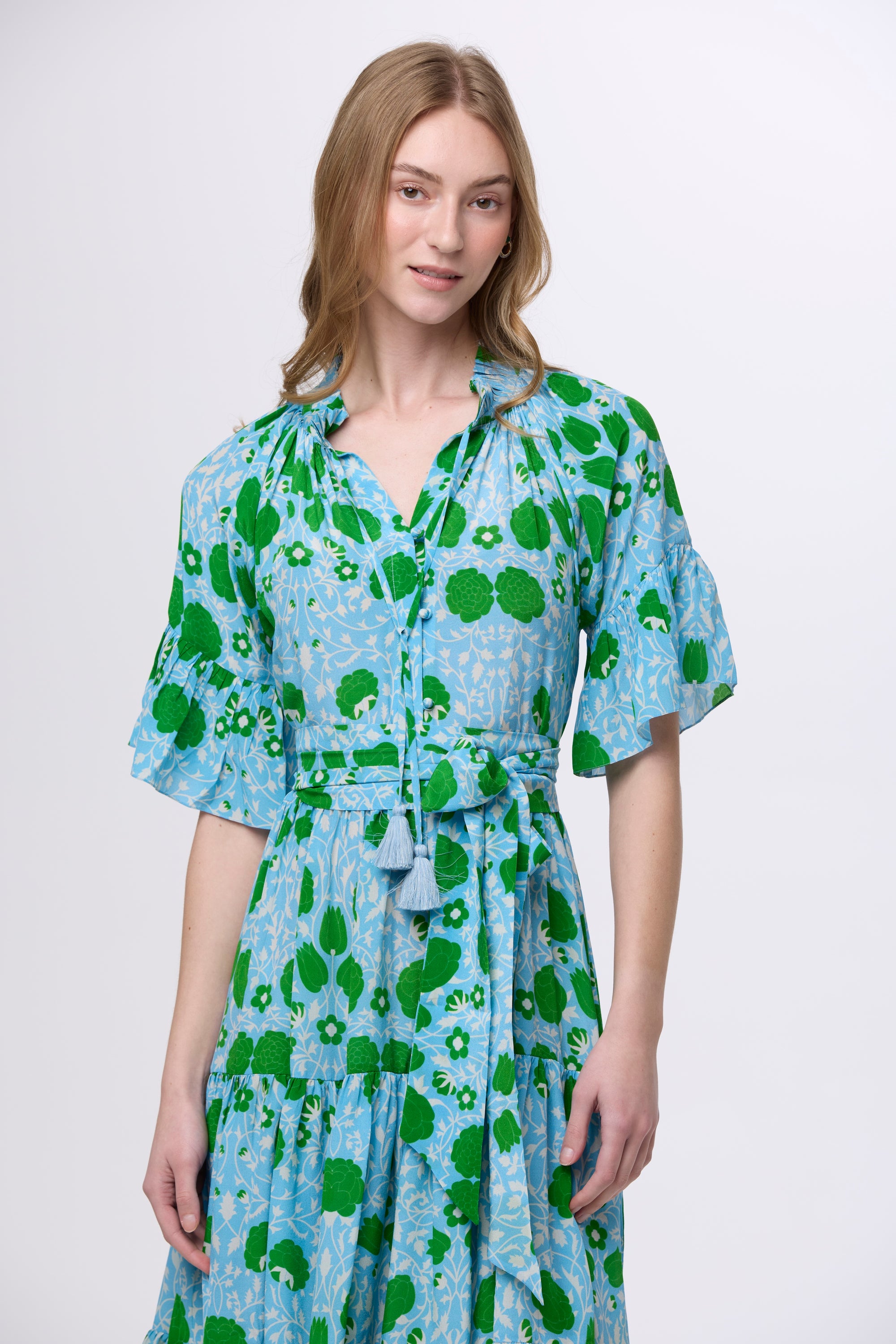 Melodie Midi Dress Woodland Midsummer Floral / XL Melodie Midi Dress Woodland Midsummer Floral / XL