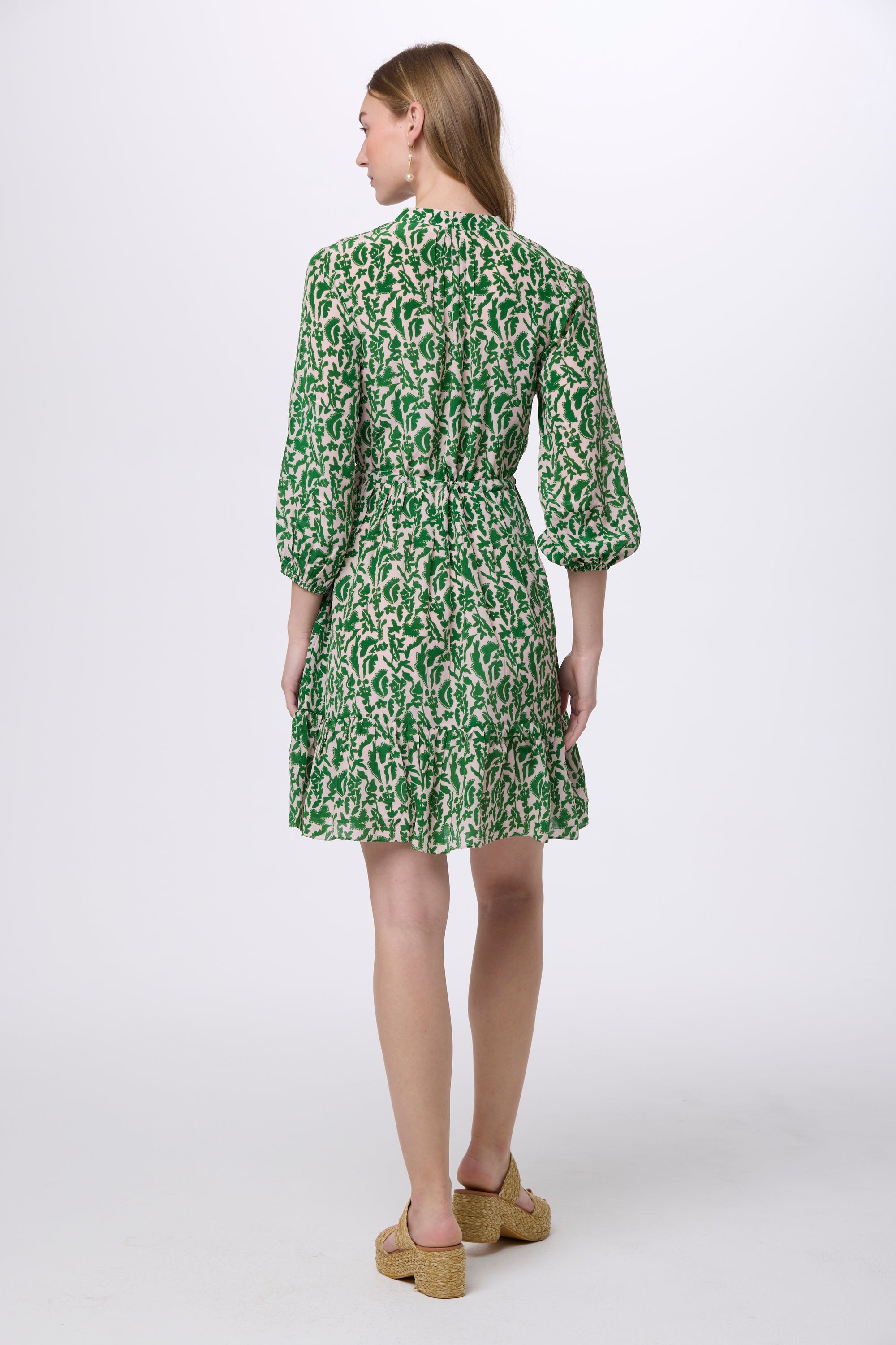 Reese 3/4 Sleeve Dress Persian Jules Floral / L Reese 3/4 Sleeve Dress Persian Jules Floral / L