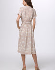 St. Germain Silk Midi Dress
