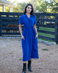 St. Germain Silk Midi Dress