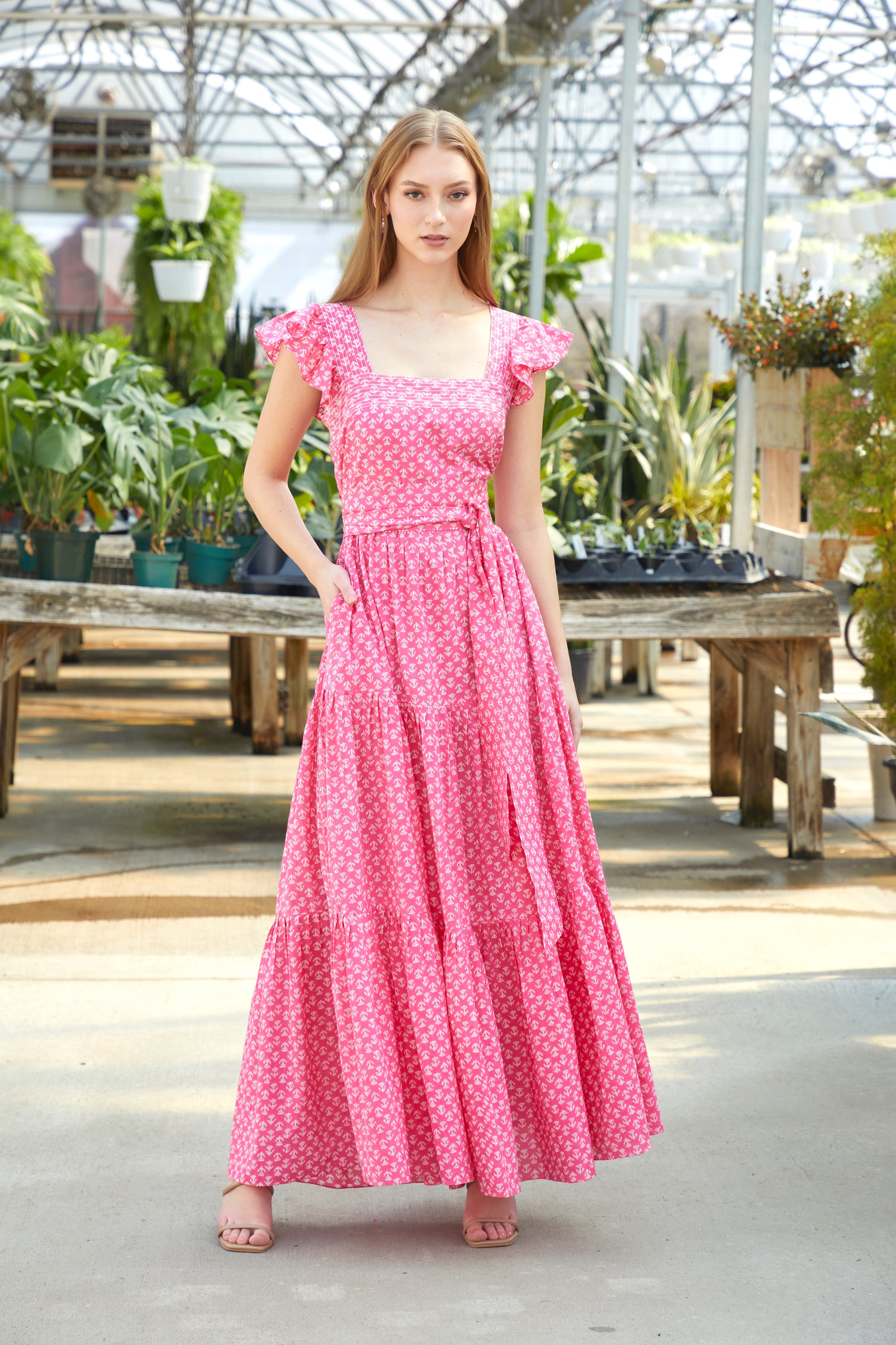 Montauk Maxi Dress Strawberry Booti Floral / Xs Montauk Maxi Dress Strawberry Booti Floral / Xs