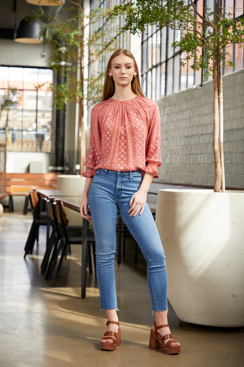 Barcelona Embroidered Blouse