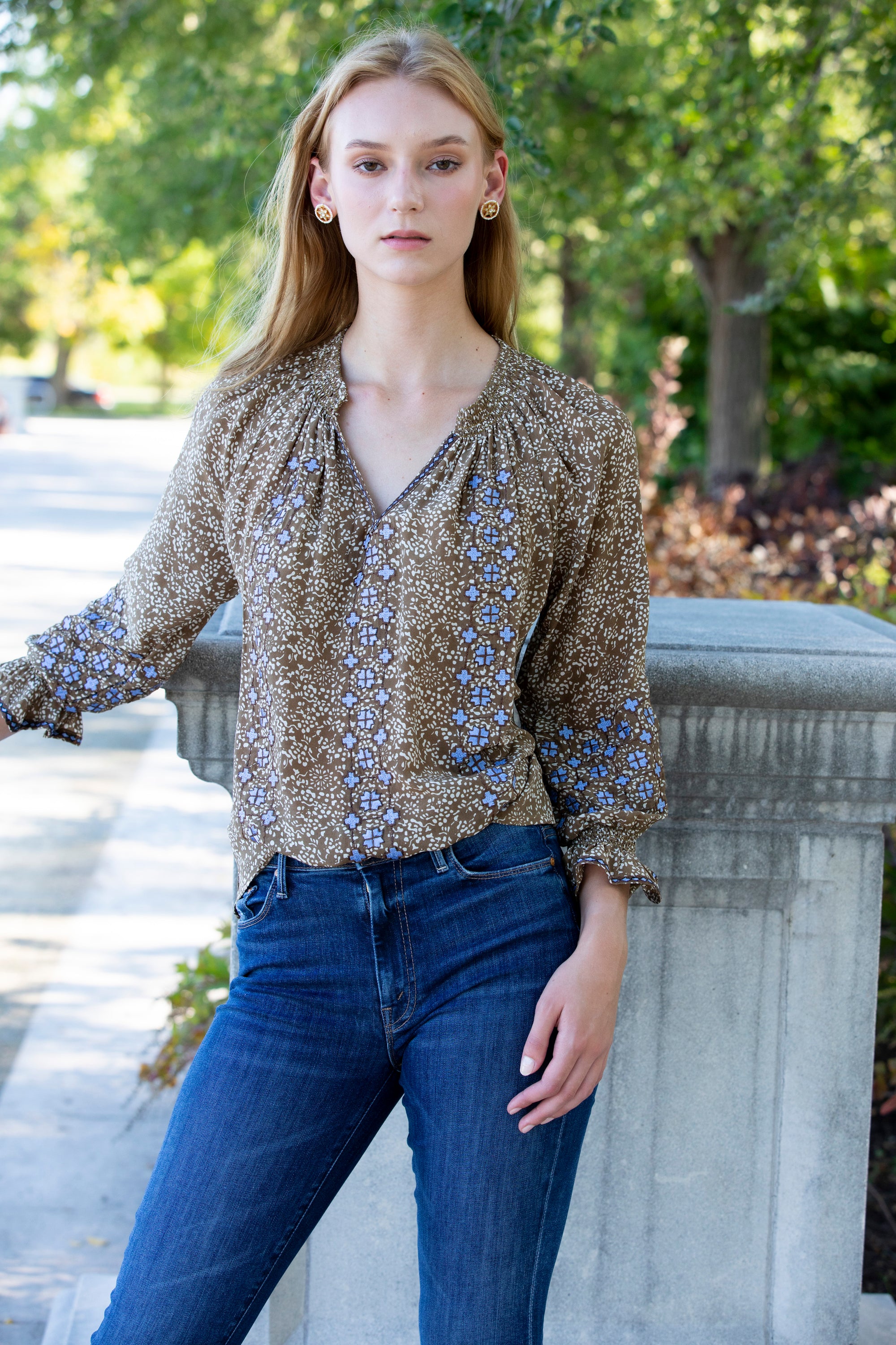 Barcelona Embroidered Blouse