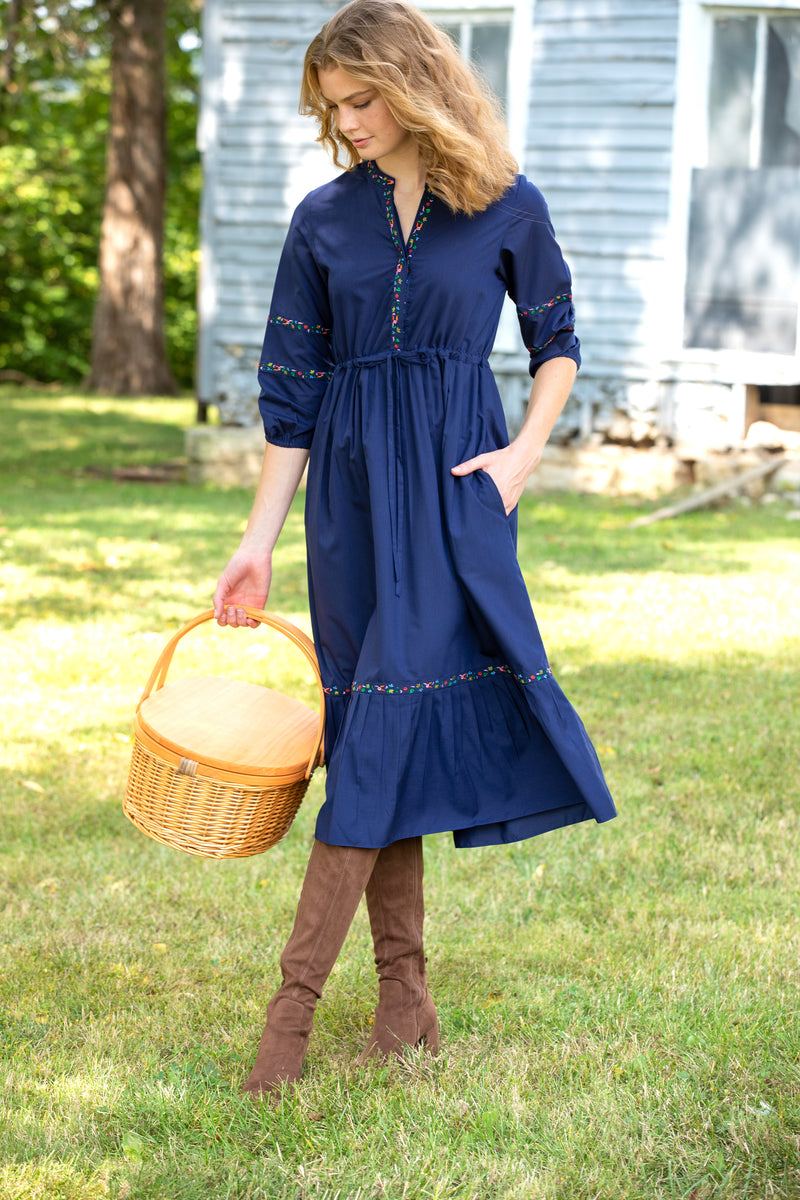 Bella Embroidered Dress